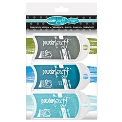 Ocean PowderPuff Chalking Ink Set (3-Pack)