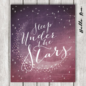 Under The Stars Quotes Love ~ Sleep under the stars Wedding quote love ...