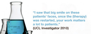 saw that big smile on these patients' faces, once the (therapy) was ...