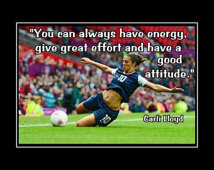 Soccer Poster Carli Lloyd Champion Photo Quote Wall Art Print 8x11 ...