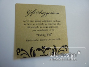 Weddings-Gift Cards/Wishing Well Cards