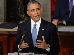President Barack Obama delivers the State of the Union address. (Photo ...