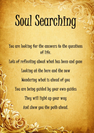 soul searching