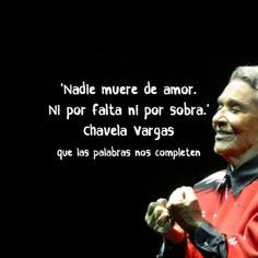 Chavela Vargas.
