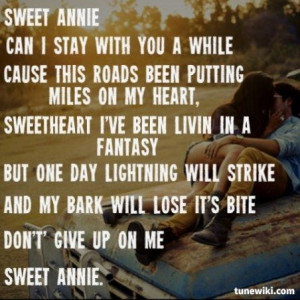 Sweet Annie ~ Zac Brown Band