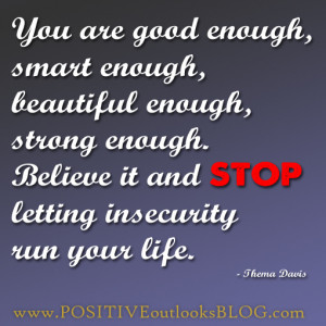 Insecurity quotes and sayings