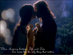 ... Arwen and Aragorn wallpaper. It was mostly made to show that true love