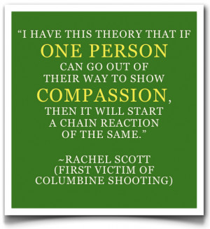 Rachel Scott Quotes Chain Reaction