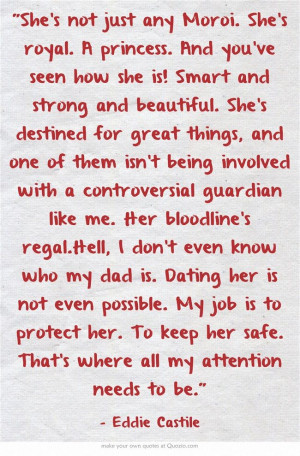 Bloodlines Quotes | Eddie Castile