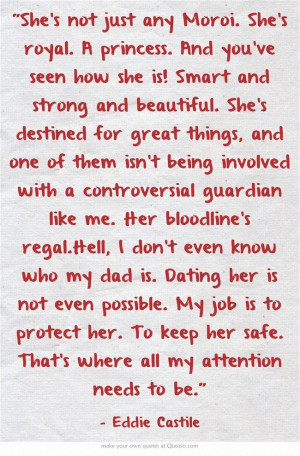 Bloodlines Quotes | Eddie Castile