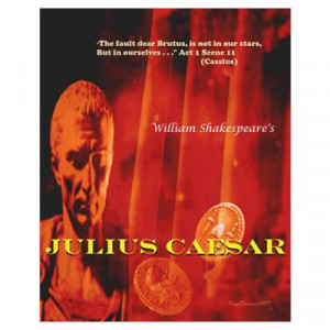 ... > Posters > Shakespeare's Julius Caesar Image/Quotes Wall Art Poster