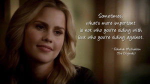 ... include: The Originals, rebekah mickaelson, pretty, quote and quotes