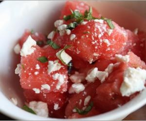 Summer Salads: Watermelon, Feta & Basil Salad Eating Healthy Recipes ...