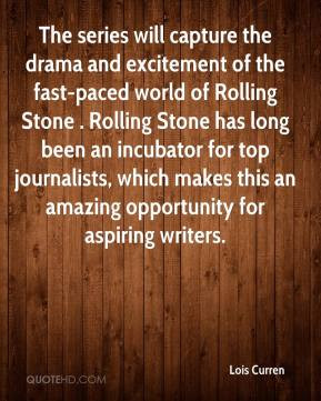 ... , which makes this an amazing opportunity for aspiring writers