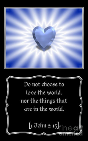 Heart And Love Design 2 With Bible Quote Photograph