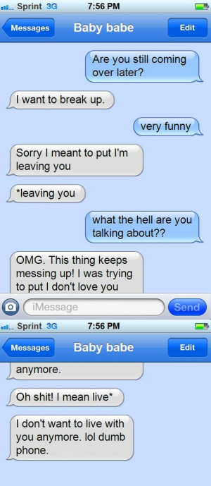 Funny Text Messages Gone...