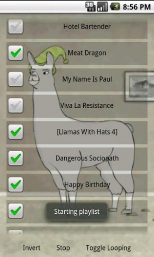 View bigger - Llamas with hats Soundboard for Android screenshot
