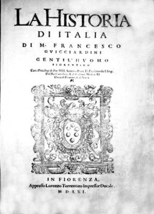 FRANCESCO GUICCIARDINI - LA HISTORIA D'ITALIA - 1561: Historia Ditalia