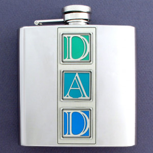 Personalized Flask Gift for Dad - Click to Customize for Him