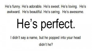 quote # saying # sayings # perfect # him # heis # name # names # head ...