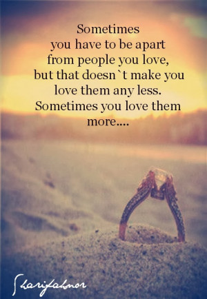 ... from people you love but that doesn t make you love them any less