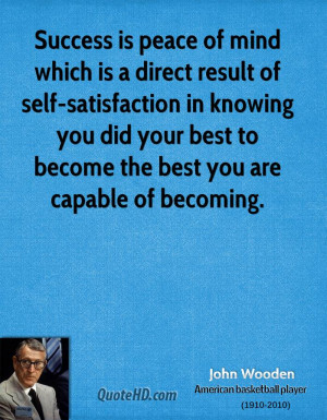 John Wooden Success Quotes