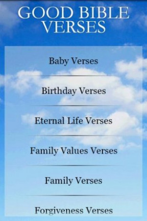 Good Bible Verses For...