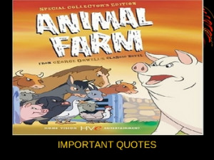 Animal Farm Important Quotes Power Point and Graphic Organizer