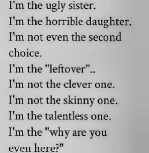 the one who always gets left out of plans