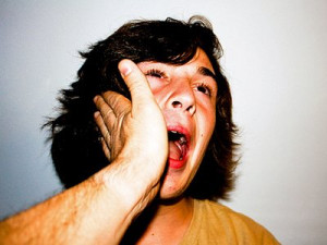 face slap, slap, hit