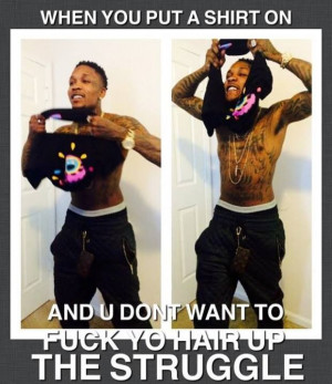 The dread head struggle lol