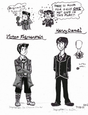 Victor Frankenstein And Henry Clerval by EhmmehTheArtMehjor