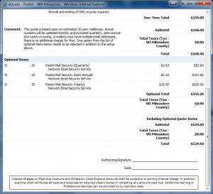 ... quote. That way you can guild them to the to the correct total line