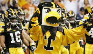 University of Iowa Hawkeyes Mascot Herky Mascot Monday 2