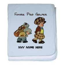 Future Pro Golfer baby blanket for