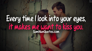 Cute Couples Kissing Quotes