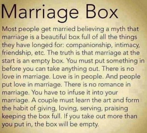 marriage #box #love #quote