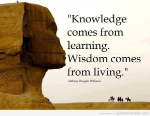 Knowledge And Wisdom