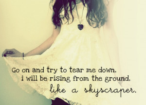 Skyscraper- Demi Lovato #quotes #lyrics
