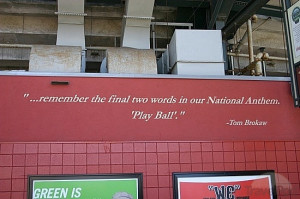 Baseball Quote by TravelPod Member j_and_m