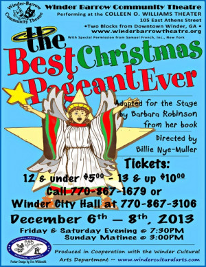 The Best Christmas Pageant Ever Book