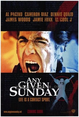 Any Given Sunday (1999) - Movie Poster - 27 X 40 -NEW - Al Pacino ...