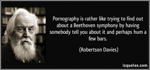 is rather like trying to find out about a Beethoven symphony ...