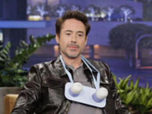 Robert Downey Jr. stopped by last night's Tonight Show, where he ...