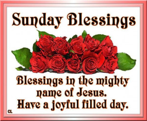 Sunday Blessings