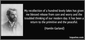 More Hamlin Garland Quotes