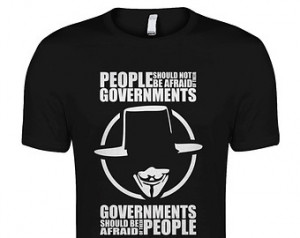 ... Should Not Be Afraid of Their Governments Quote Movie Womens T-shirt