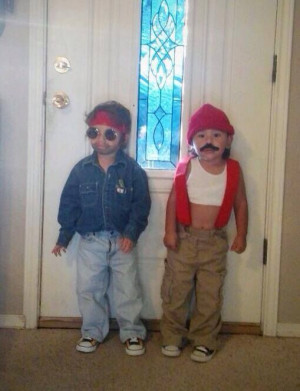 Cutest costumes EVER! Cheech and Chong! 