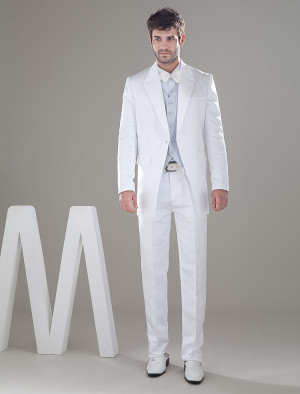 White Groom Tuxedo