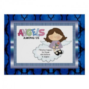 Angels Among Us Poster by DoodlesGifts